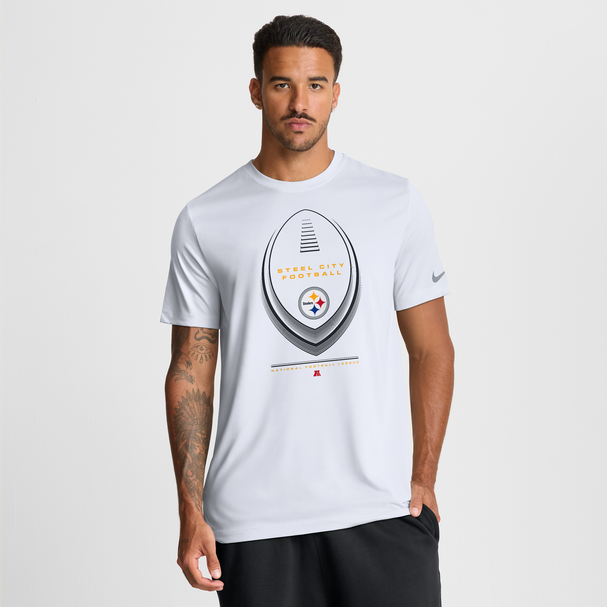 Men's Nike White Pittsburgh Steelers Legend Icon Dri-FIT T-Shirt