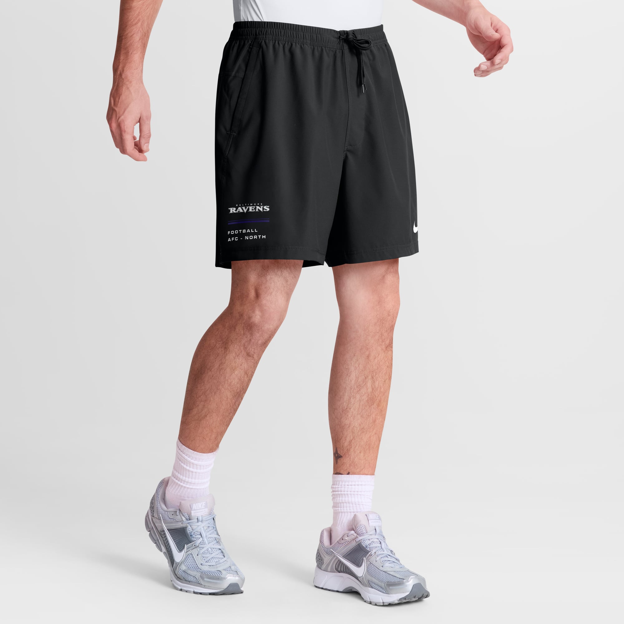 Men's Nike Black Baltimore Ravens Form Dri-FIT Shorts