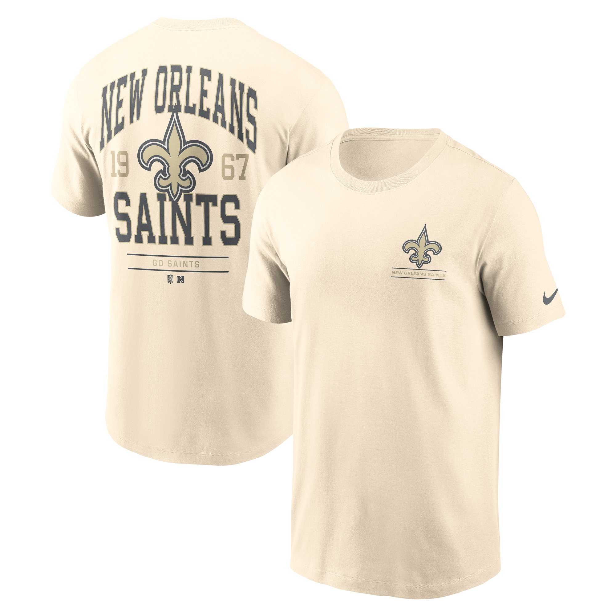 Men's Nike Natural New Orleans Saints Freestyle Essential T-Shirt