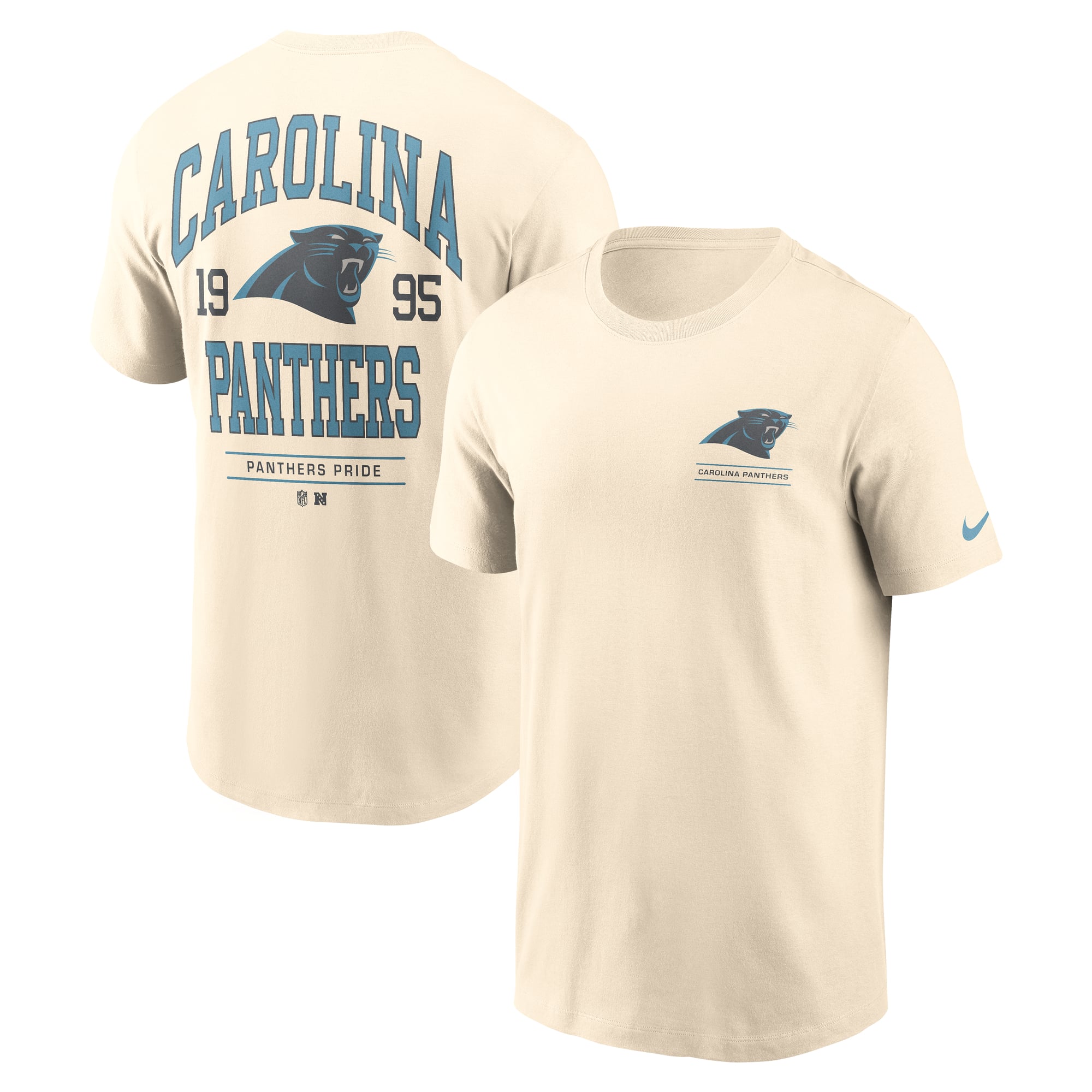 Men's Nike Natural Carolina Panthers Freestyle Essential T-Shirt