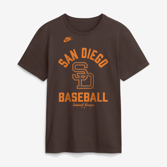 Men's Nike Brown San Diego Padres Cooperstown Collection T-Shirt