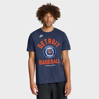 Men's Nike Navy Detroit Tigers Cooperstown Collection T-Shirt