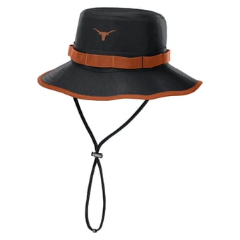 Men's Nike Black Texas Longhorns 2026 Sideline Apex Boonie Bucket Hat