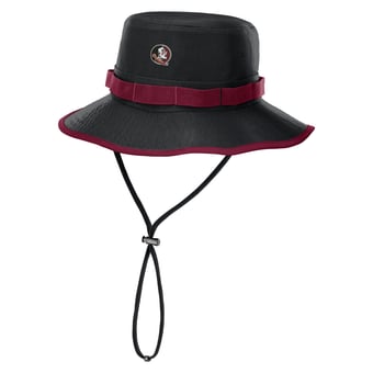 Men's Nike Black Florida State Seminoles 2026 Sideline Apex Boonie Bucket Hat