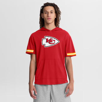 Men's Fanatics Red Kansas City Chiefs Optimal Play Short Sleeve Hooded T-Shirt