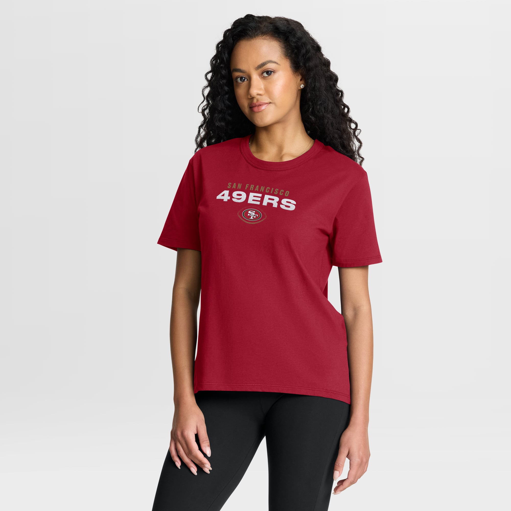 Women’s Fanatics Scarlet San Francisco 49ers Fade Legacy T-Shirt Women’s Fanatics Scarlet San Francisco 49ers Fade Legacy T-Shirt