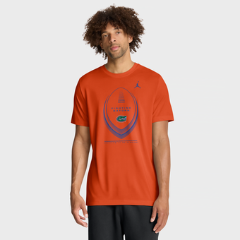 Men's Jordan Brand Orange Florida Gators Primetime Legend Football Icon Dri-FIT T-Shirt