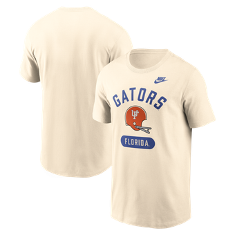 Men's Nike Natural Florida Gators Legacy Arch Helmet T-Shirt