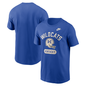 Men's Nike Royal Kentucky Wildcats Legacy Arch Helmet T-Shirt