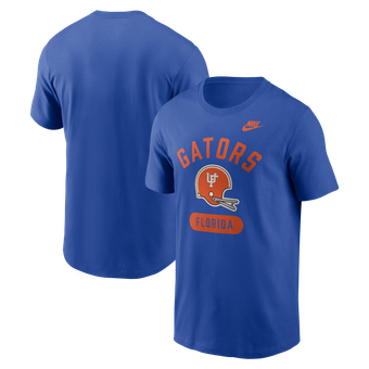 Men's Nike Royal Florida Gators Legacy Arch Helmet T-Shirt