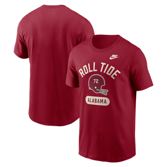 Men's Nike Crimson Alabama Crimson Tide Legacy Arch Helmet T-Shirt