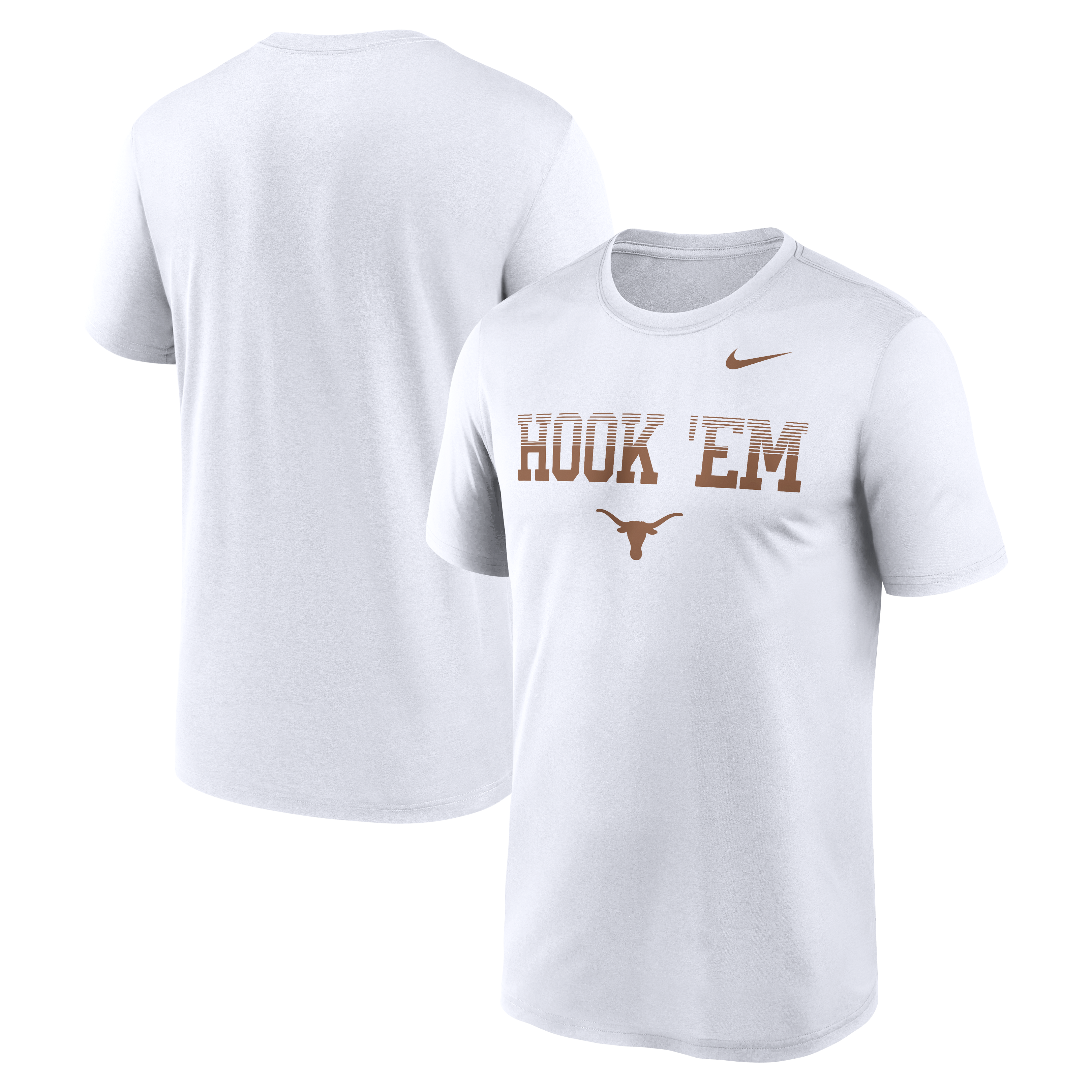 Men's Nike White Texas Longhorns Primetime Legend Kinetic Mantra Dri-FIT T-Shirt