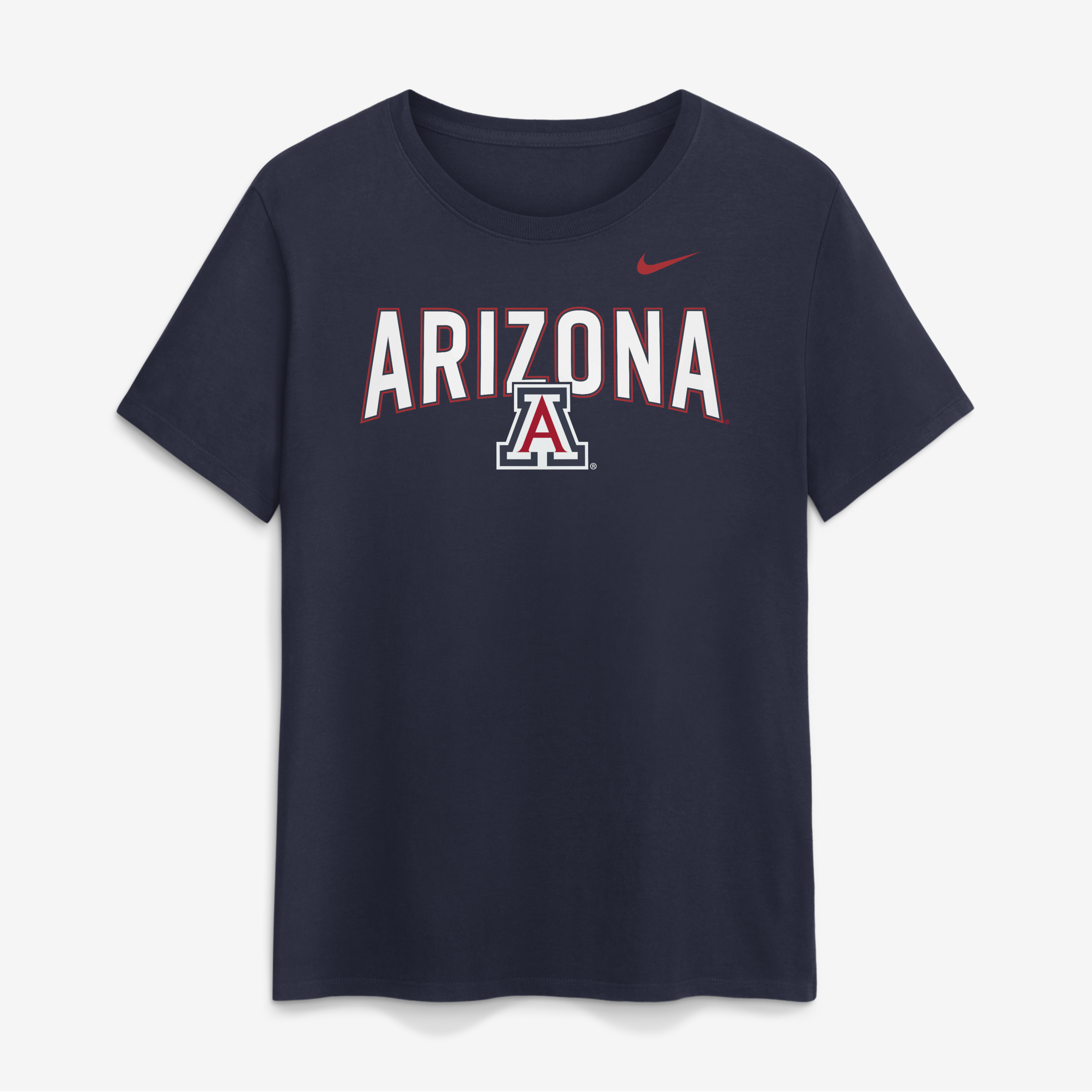 Women's Nike  Navy Arizona Wildcats Arch Logo T-Shirt