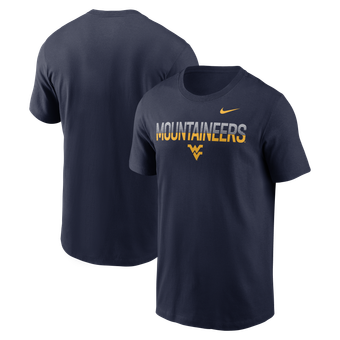 Men's Nike Navy West Virginia Mountaineers Primetime Kinetic T-Shirt
