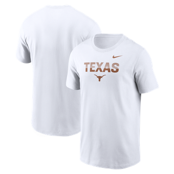 Men's Nike White Texas Longhorns Primetime Kinetic T-Shirt