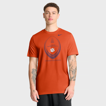 Men's Nike Orange Clemson Tigers Primetime Legend Football Icon Dri-FIT T-Shirt