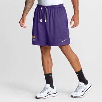 Men's Nike Purple/Anthracite LSU Tigers 2026 Sideline Standard Issue Reversible Dri-FIT Shorts