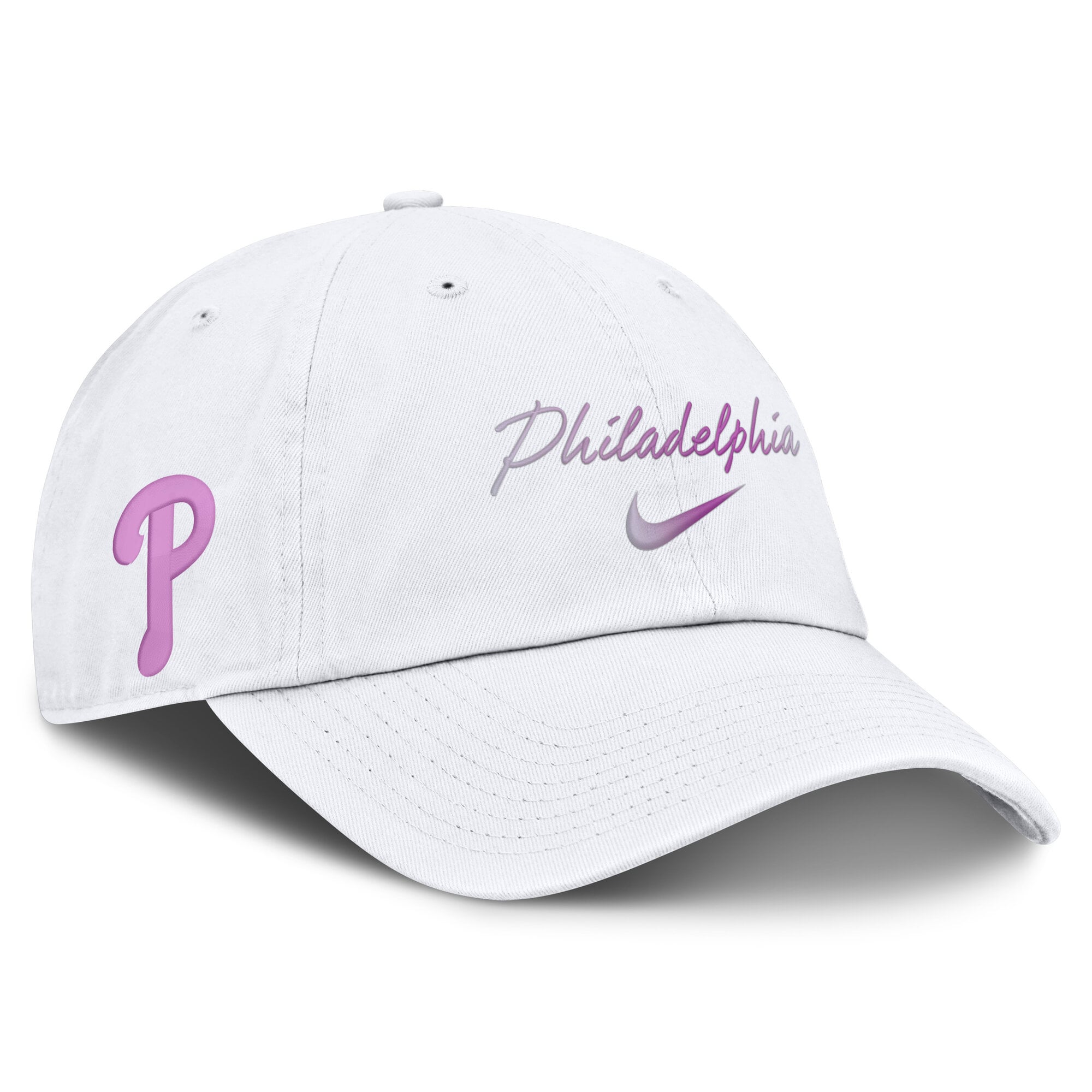 Men's Nike White Philadelphia Phillies Mother’s Day Club Adjustable Hat