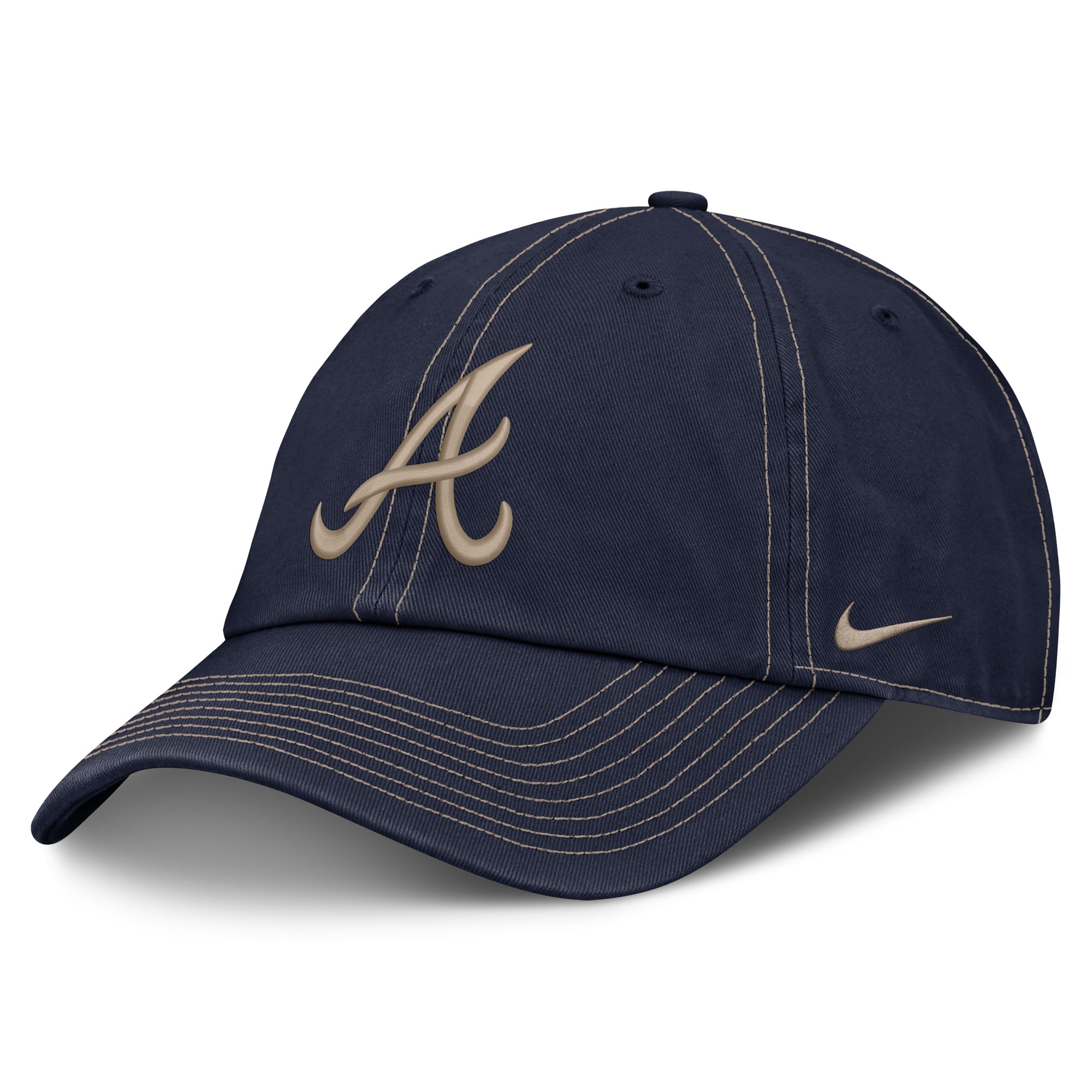 Men's Nike Navy Atlanta Braves Father's Day Club Adjustable Hat