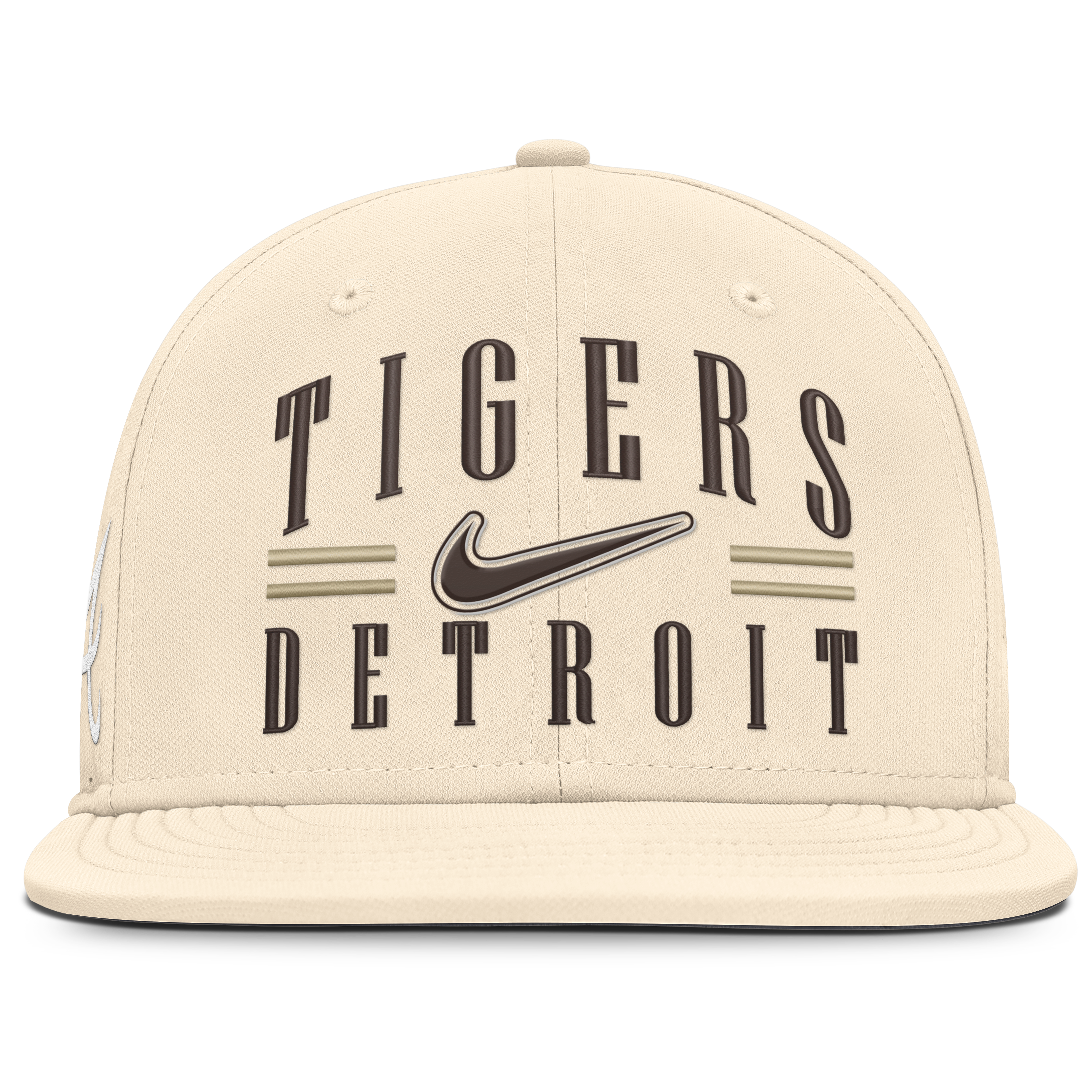 Men's Nike Natural Detroit Tigers True Dri-FIT AeroBill Fitted Hat
