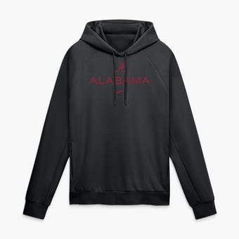 Men's Nike Black Alabama Crimson Tide Premium Performance Raglan Dri-FIT Hoodie