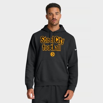Men's Nike Black Pittsburgh Steelers Local Club Hoodie