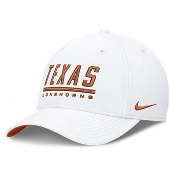 Men's Nike White Texas Longhorns Game Day Rise Swooshflex Hat