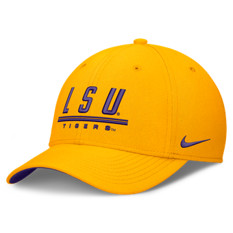 Men's Nike Gold LSU Tigers Game Day Rise Swooshflex Hat