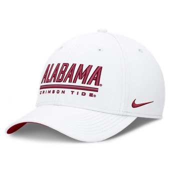 Men's Nike White Alabama Crimson Tide Game Day Rise Swooshflex Hat