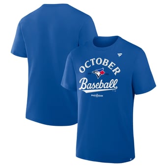 Men's Fanatics Royal Toronto Blue Jays 2025 MLB Postseason Locker Room T-Shirt