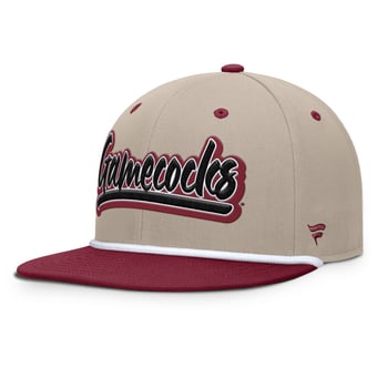 Men's Fanatics Khaki/Garnet South Carolina Gamecocks Colt Fitted Hat