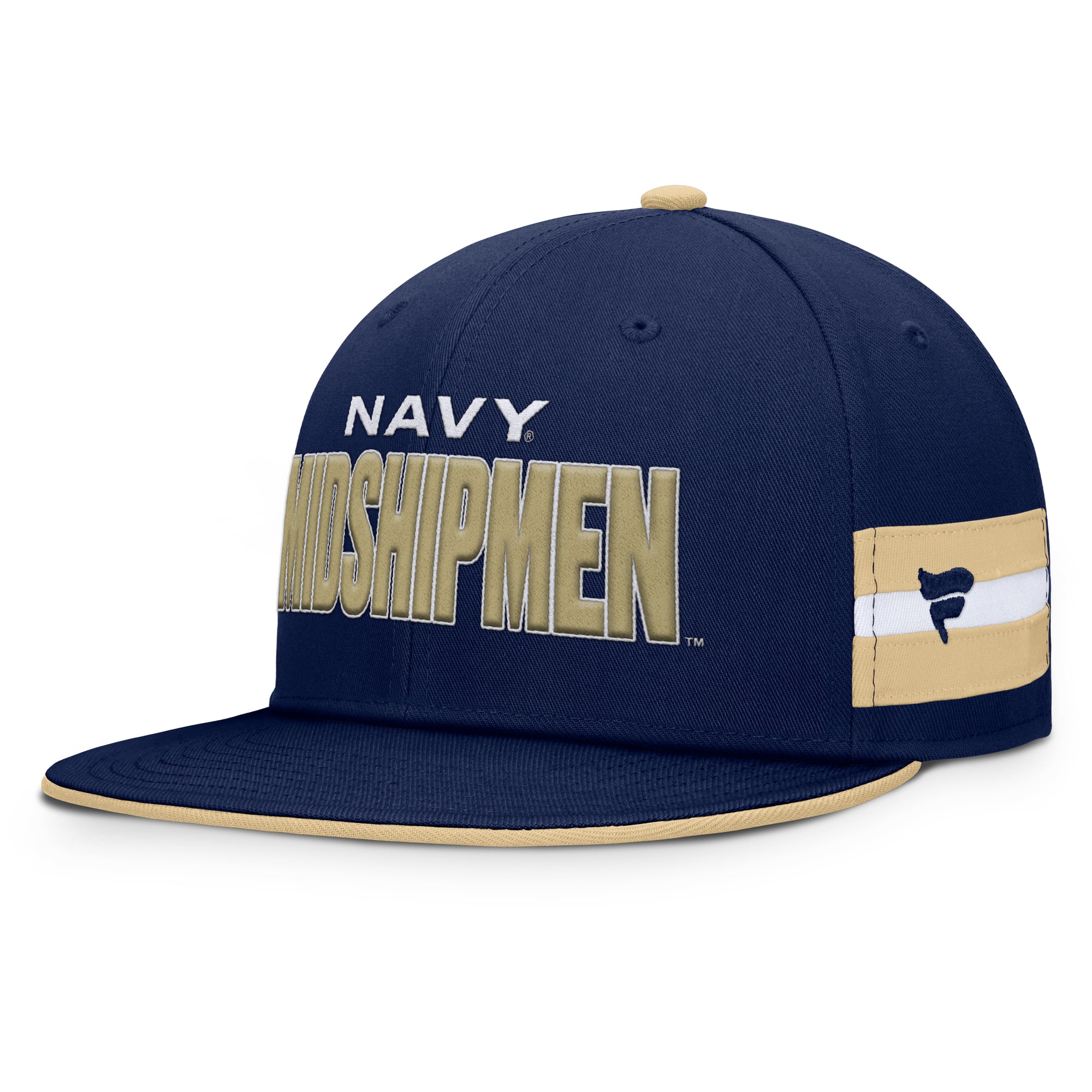 Men's Fanatics  Navy Navy Midshipmen Pick Off Fitted Hat