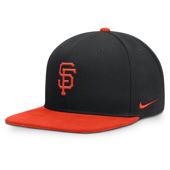 Men's Nike  Black/Orange San Francisco Giants Primetime Pro Dri-FIT Snapback Hat