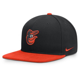 Men's Nike  Black/Orange Baltimore Orioles Primetime Pro Dri-FIT Snapback Hat