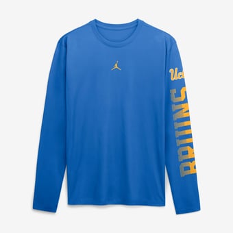 Men's Jordan Brand  Blue UCLA Bruins Primetime Logo Sleeve Legend Dri-FIT Long Sleeve T-Shirt
