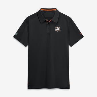 Men's Fanatics Black Anaheim Ducks Authentic Pro Rink Polo