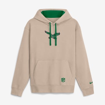 Men's Nike Sand Philadelphia Eagles Rewind Club Hoodie