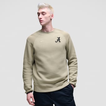 Men's Nike Olive Alabama Crimson Tide Tech Fleece Raglan Sweatshirt