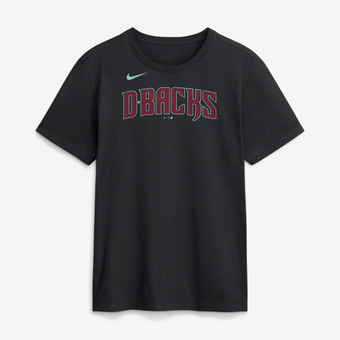 Men's Nike Black Arizona Diamondbacks Team Wordmark T-Shirt
