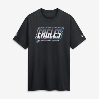 Men's Nike Black Philadelphia Eagles 2026 NFL Crucial Catch Tri-Blend Dri-FIT T-Shirt