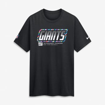 Men's Nike Black New York Giants 2026 NFL Crucial Catch Tri-Blend Dri-FIT T-Shirt