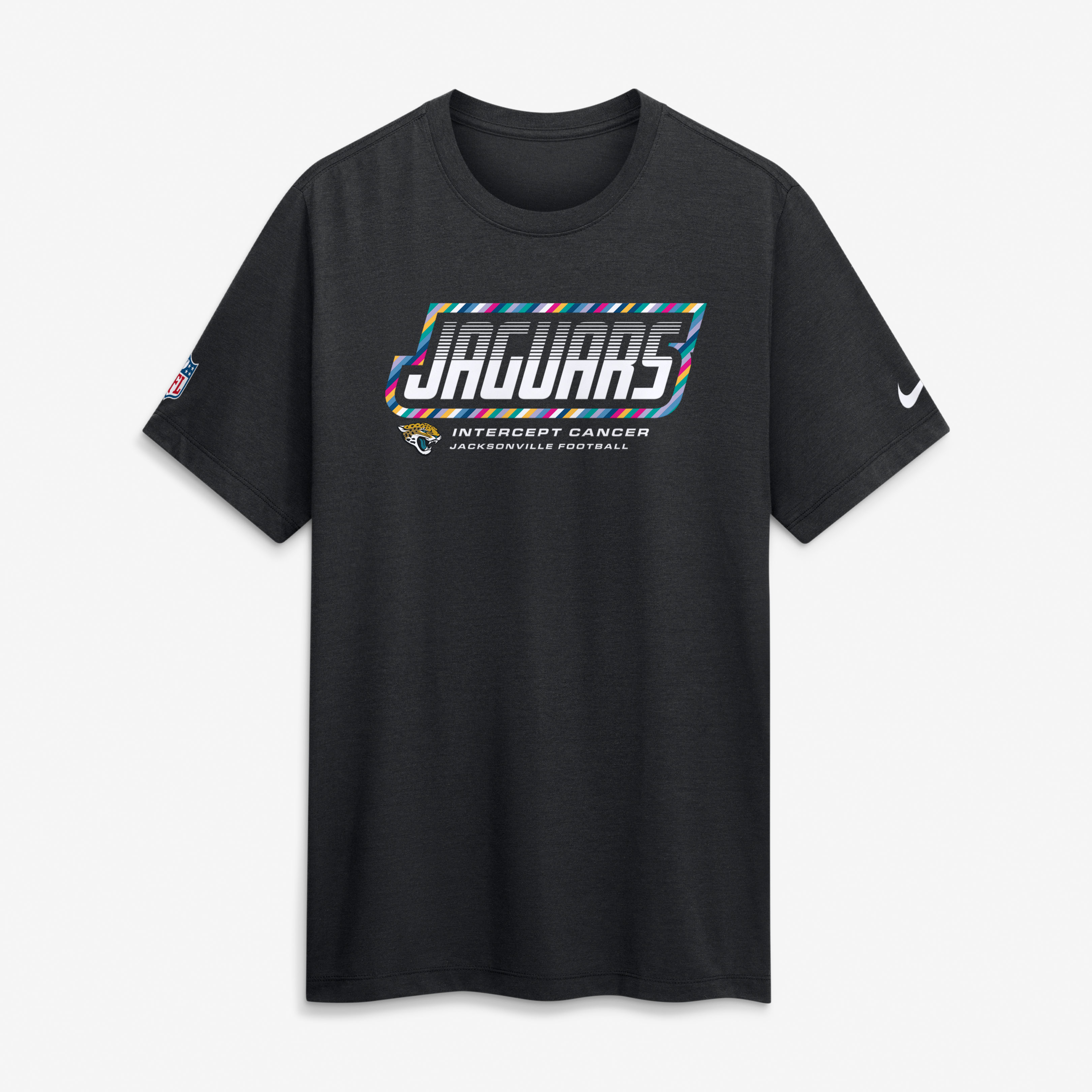 Men's Nike Black Jacksonville Jaguars 2026 NFL Crucial Catch Tri-Blend Dri-FIT T-Shirt