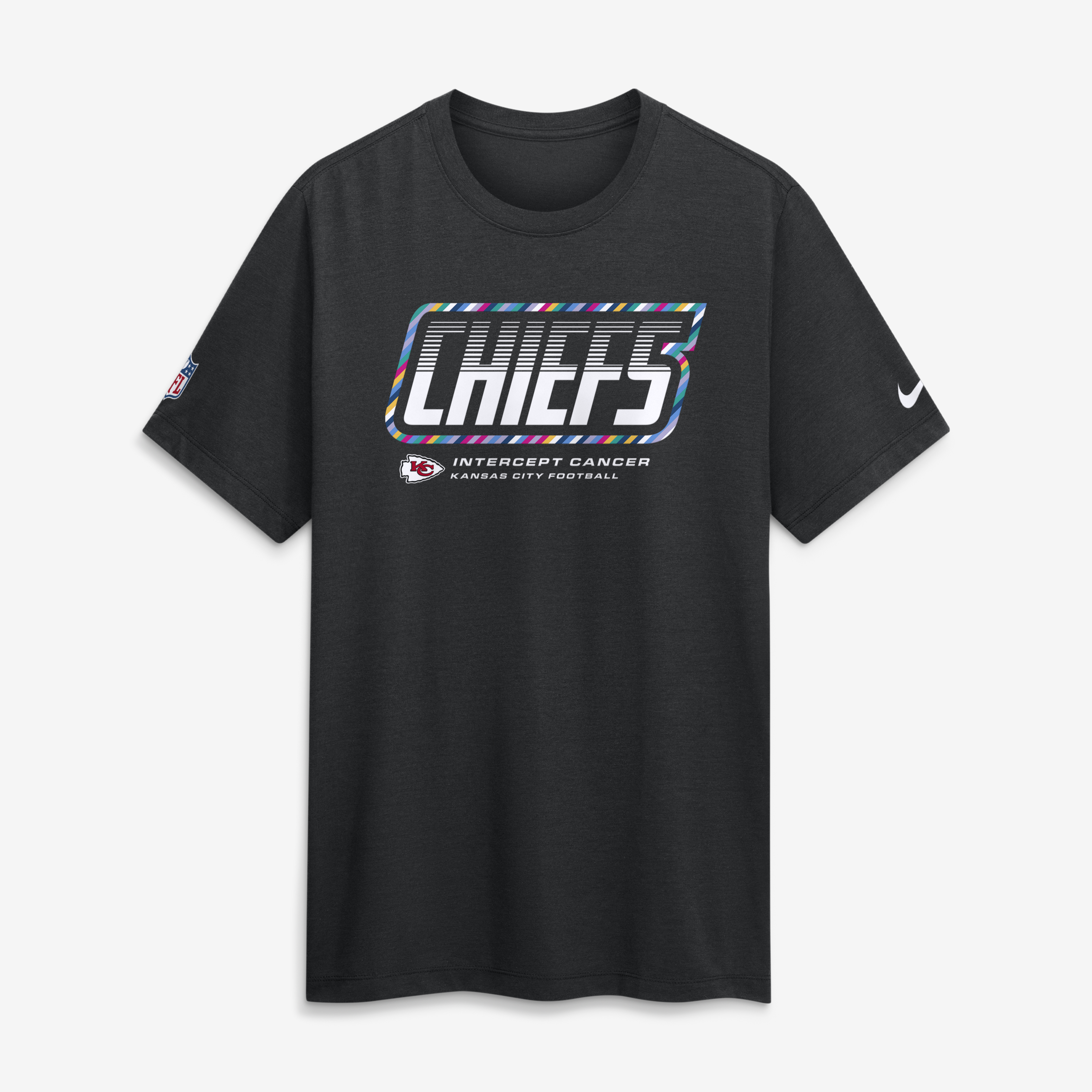 Nike Men's Black Kansas City Chiefs 2026 Nfl Crucial Catch Big Tall Tri-Blend Dri-fit T-Shirt - Black