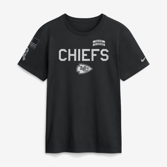 Men's Nike  Black Kansas City Chiefs 2026 Salute to Service Sideline Dri-FIT T-Shirt