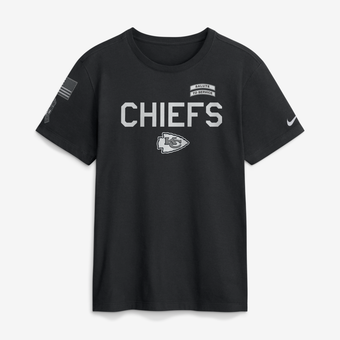 Men's Nike  Black Kansas City Chiefs 2026 Salute to Service Sideline Dri-FIT T-Shirt