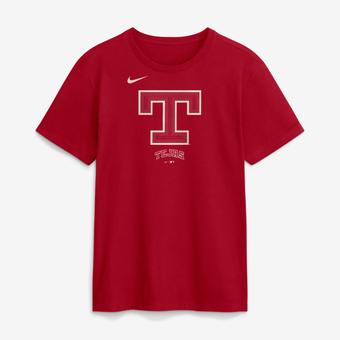 Men's Nike Red Texas Rangers 2026 City Connect Large Logo T-Shirt