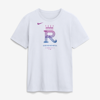 Men's Nike White Kansas City Royals 2026 City Connect Large Logo T-Shirt