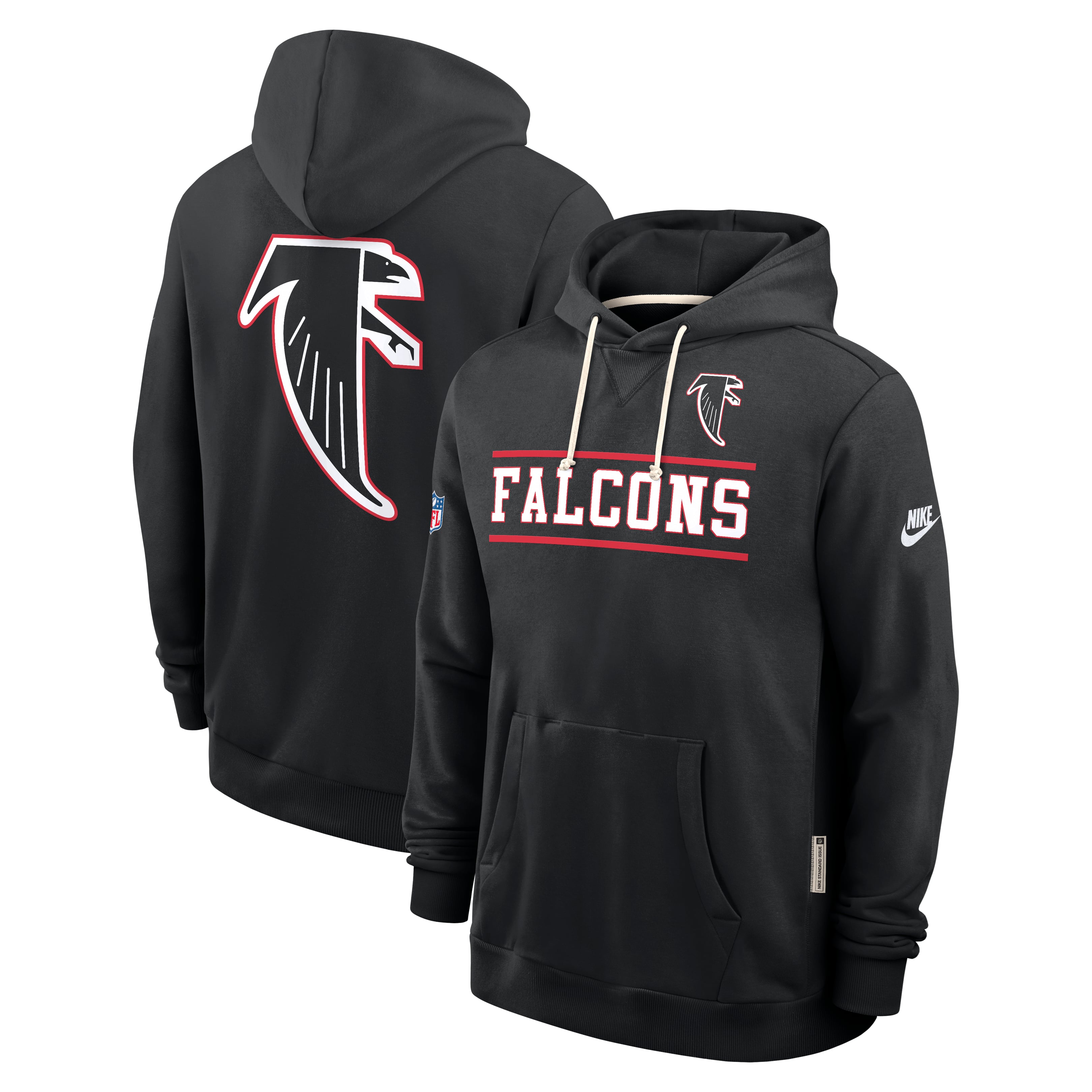 Men's Nike Black Atlanta Falcons Alt Sideline Standard Issue Dri-FIT Hoodie