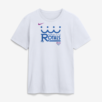 Men's Nike White Kansas City Royals 2026 City Connect Wordmark T-Shirt