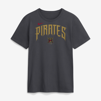 Men's Nike Anthracite Pittsburgh Pirates 2026 City Connect Wordmark T-Shirt